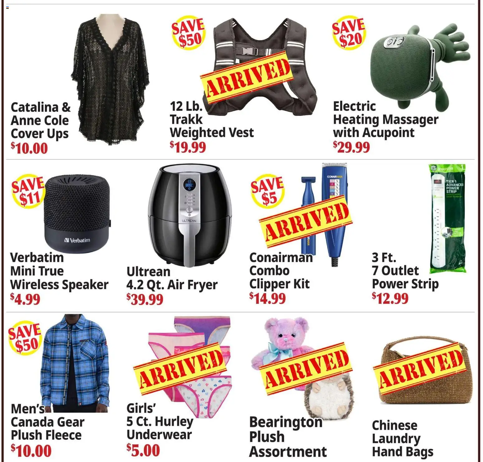 Ocean State Job Lot Ad - valid from 12.02.2026 | Page: 7 | Products: Fryer, Vest, Speaker, UPS