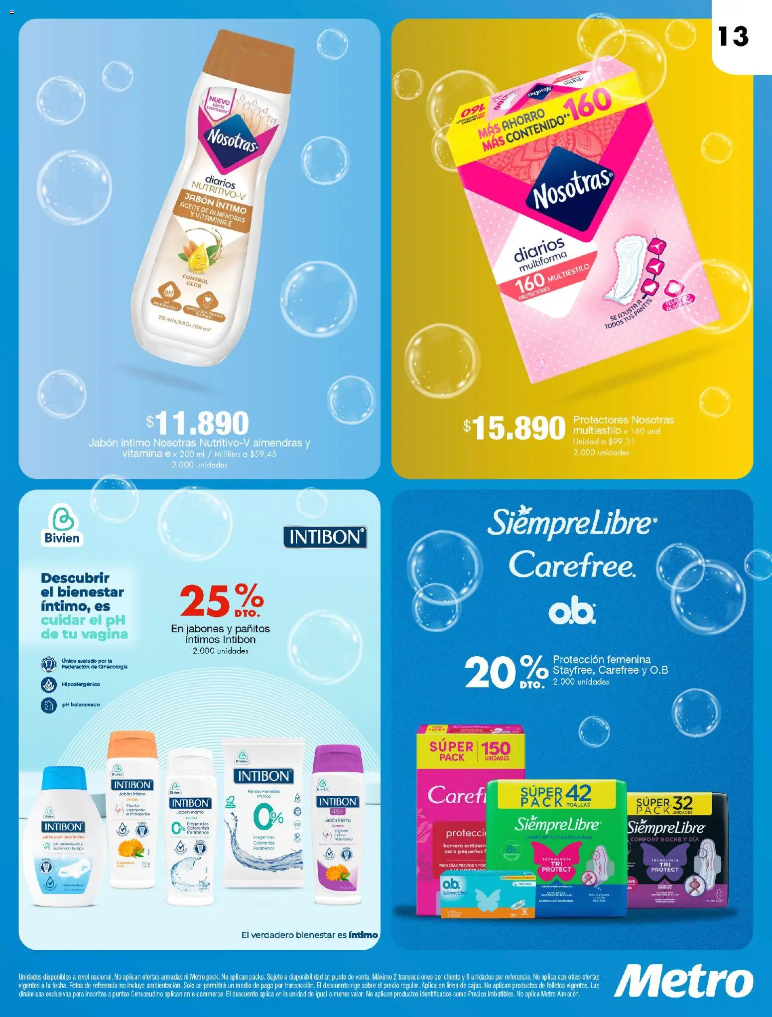 Metro revista - valida desde el 15.01.2026 | Página: 13 | Productos: Almendras, Toallas, Ropa, Aceite
