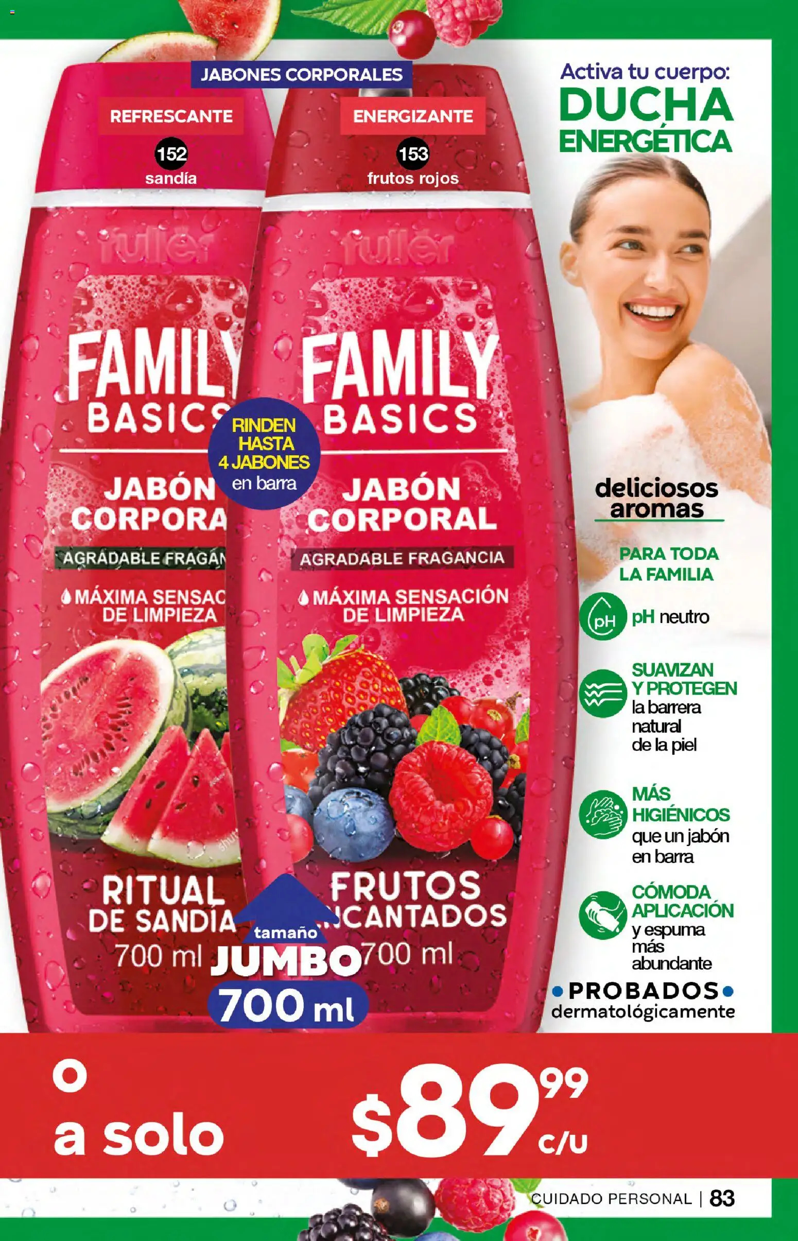 Nuevas ofertas de Fuller válidas en toda la República Mexicana desde el 10.12.2025. ¡Encuentra las mejores ofertas en Fuller campaña 18 2025! | Página: 84 | Productos: Sandía, Espuma, Fragancia, Jabón