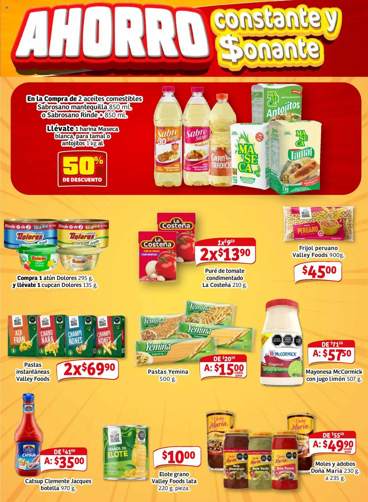 Nuevas ofertas de Soriana válidas en toda la República Mexicana desde el 28.08.2025. ¡Encuentra las mejores ofertas en Soriana - Pesito Valedor Mercado: Ags, Col, Gto, Jal, Mich! | Página: 14 | Productos: Harina, Atún, Limón, Jugo
