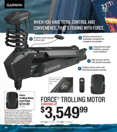 Preview of Cabela's weekly ads valid from 14.03.2025 | Page: 36 | Products: Navigation, Anchor, Steering