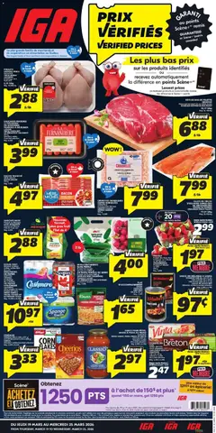 Preview of IGA weekly flyer / circulaire from shop IGA valid from 19.03.2026