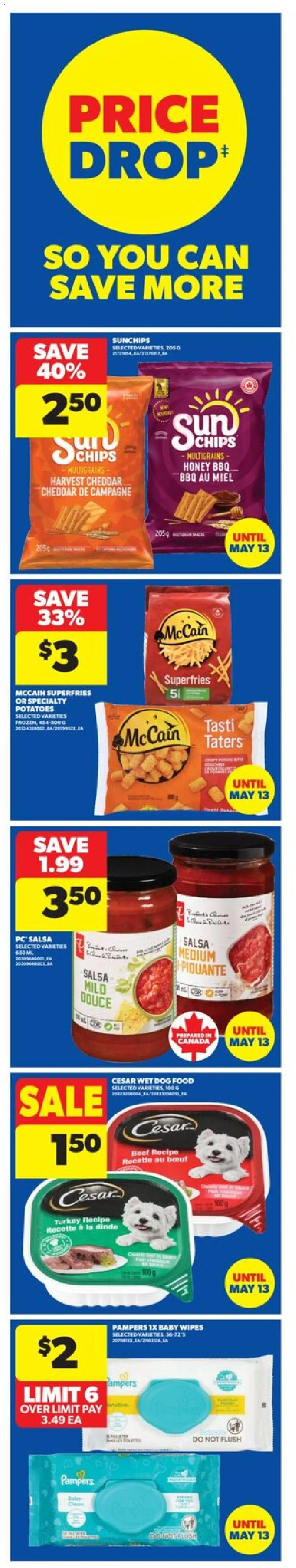 Real Canadian Superstore flyer valid from 23.04.2026 | Page: 5 | Products: Chips, PC, Turkey, Potatoes