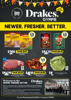 Preview of Drakes Catalogue Gympie - valid from 25.02.2026