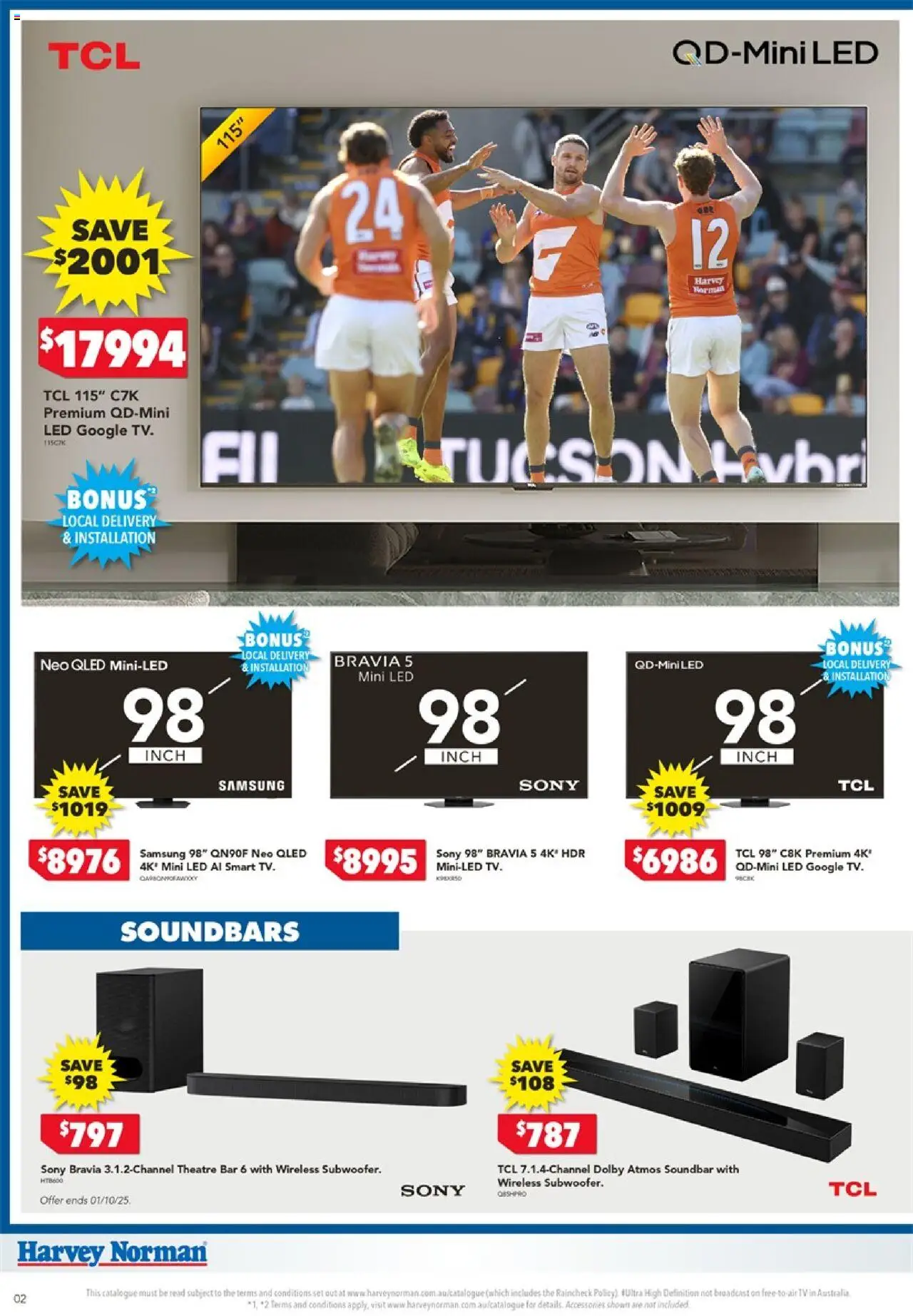 Harvey Norman catalogue - valid from 25.09.2025 | Page: 2 | Products: Accessories, Tv