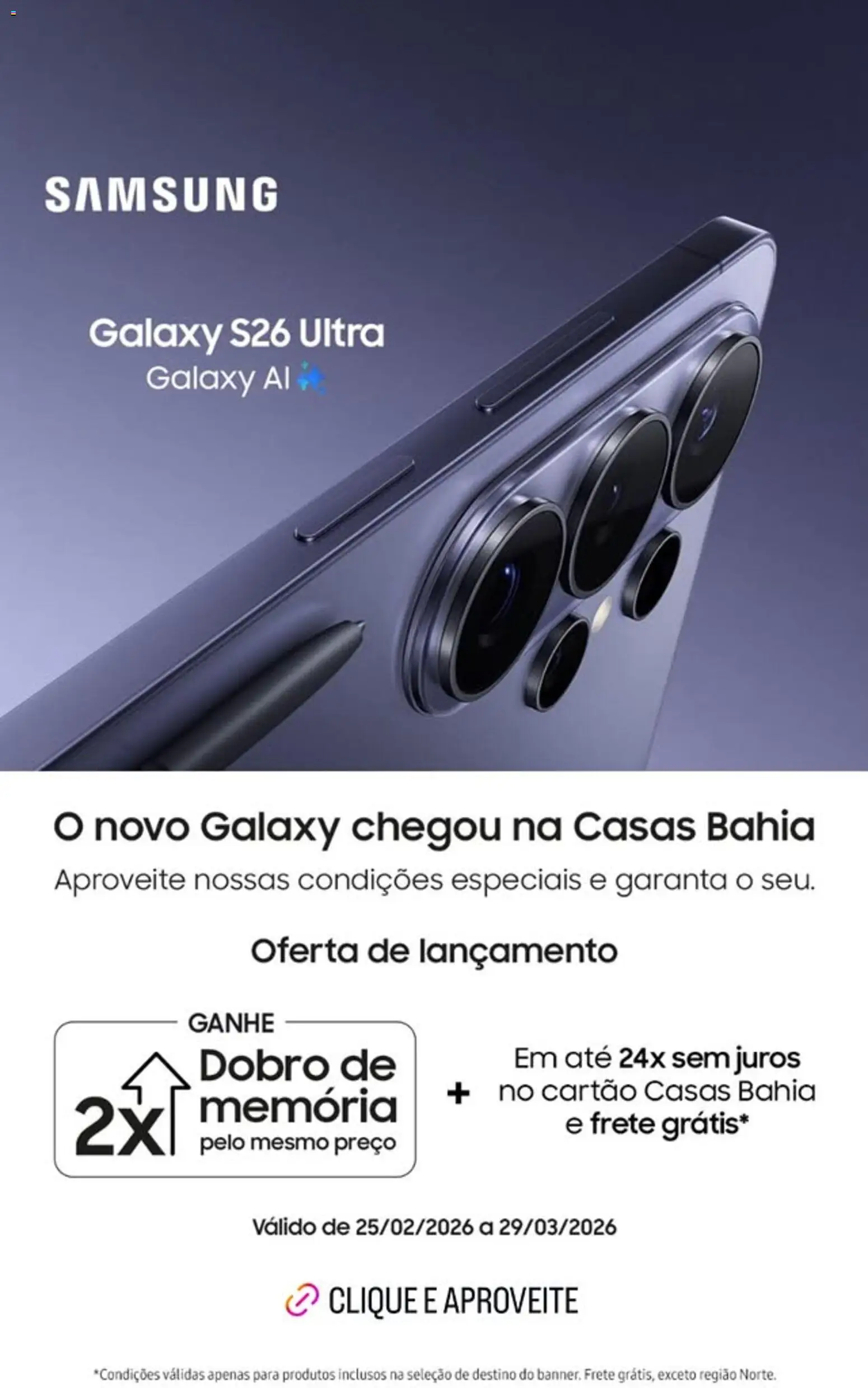 Casas Bahia Folheto - válido de 20.03.2026 | Página: 5