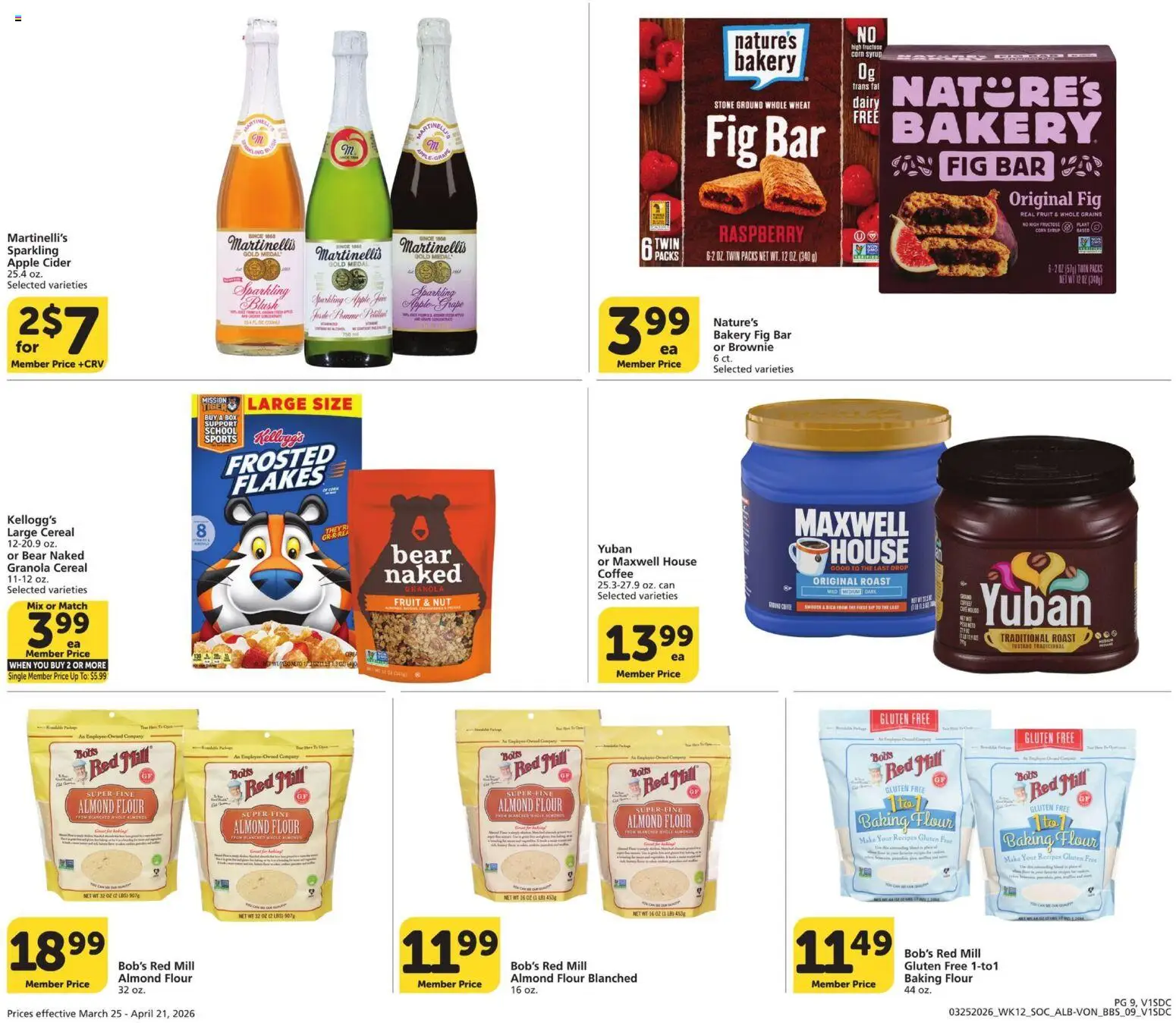 Vons Big Book of Savings - valid from 25.03.2026 | Page: 9 | Products: Cider, Box, Bolts, Raspberry