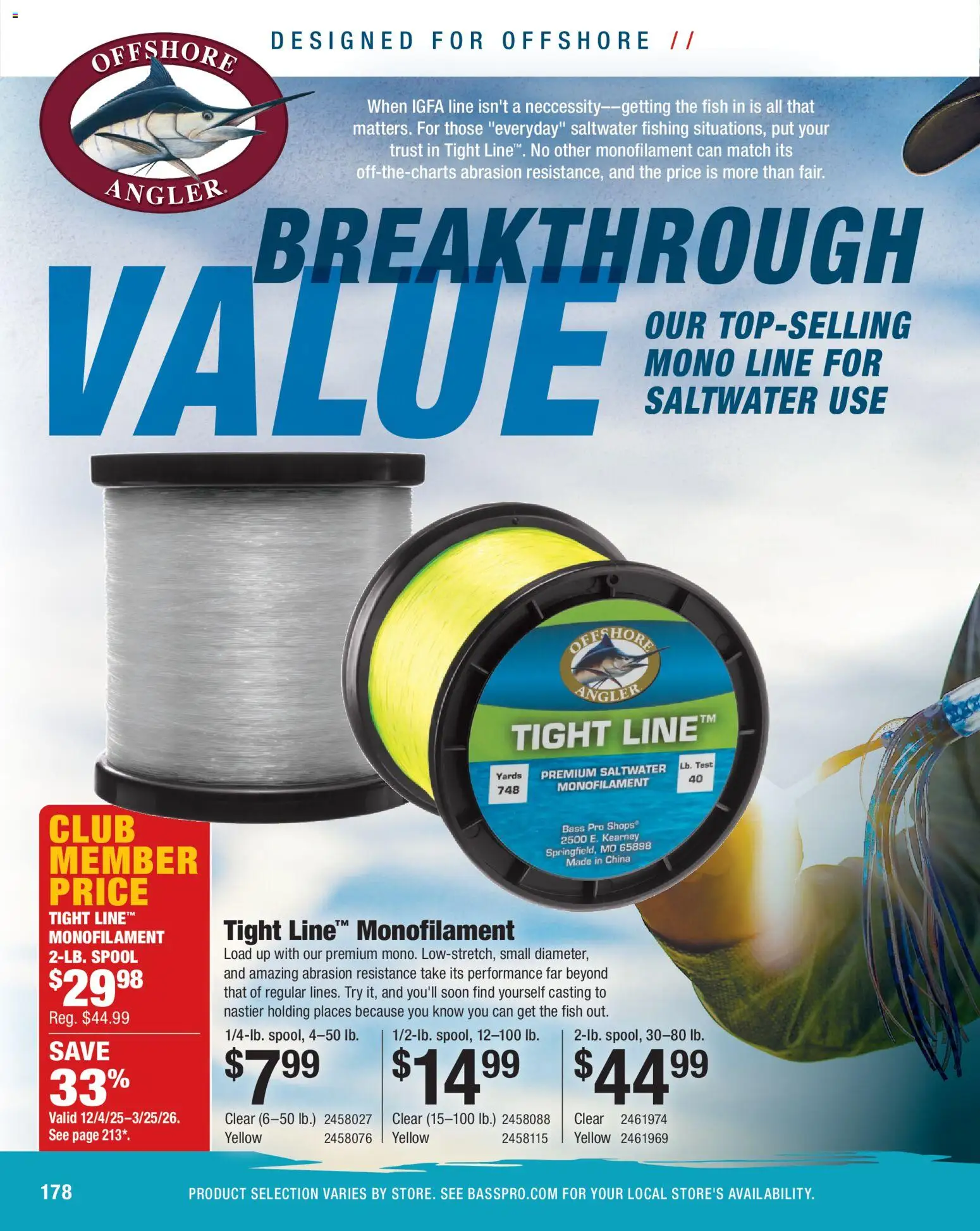 Cabela's Saltwater Specialist 26 - valid from 15.12.2025 | Page: 178 | Products: Fish