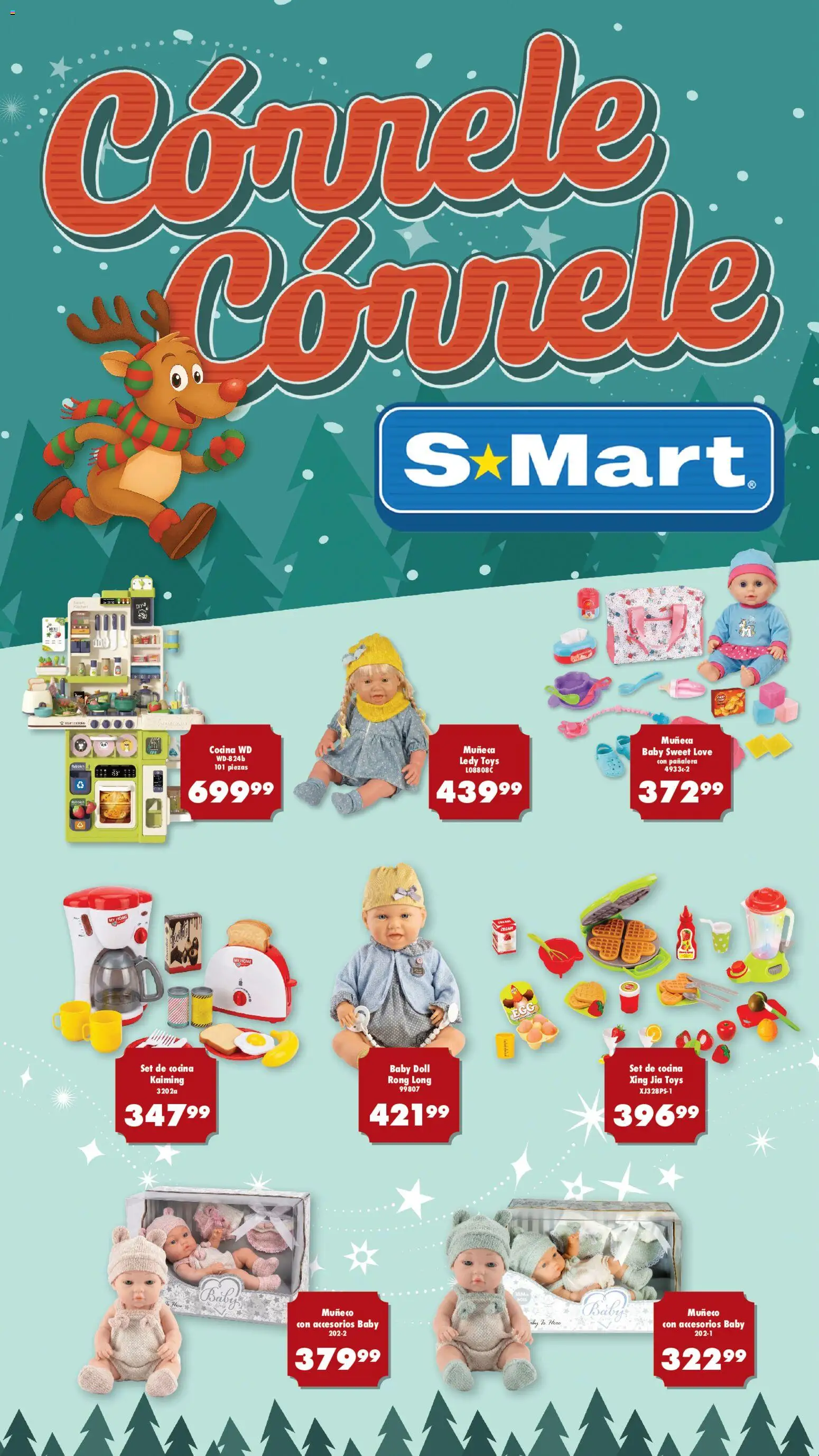 Nuevas ofertas de S-Mart válidas en toda la República Mexicana desde el 19.12.2025. ¡Encuentra las mejores ofertas en S-Mart folleto Ofertas de Feria Nuevo Laredo! | Página: 1 | Productos: Cocina