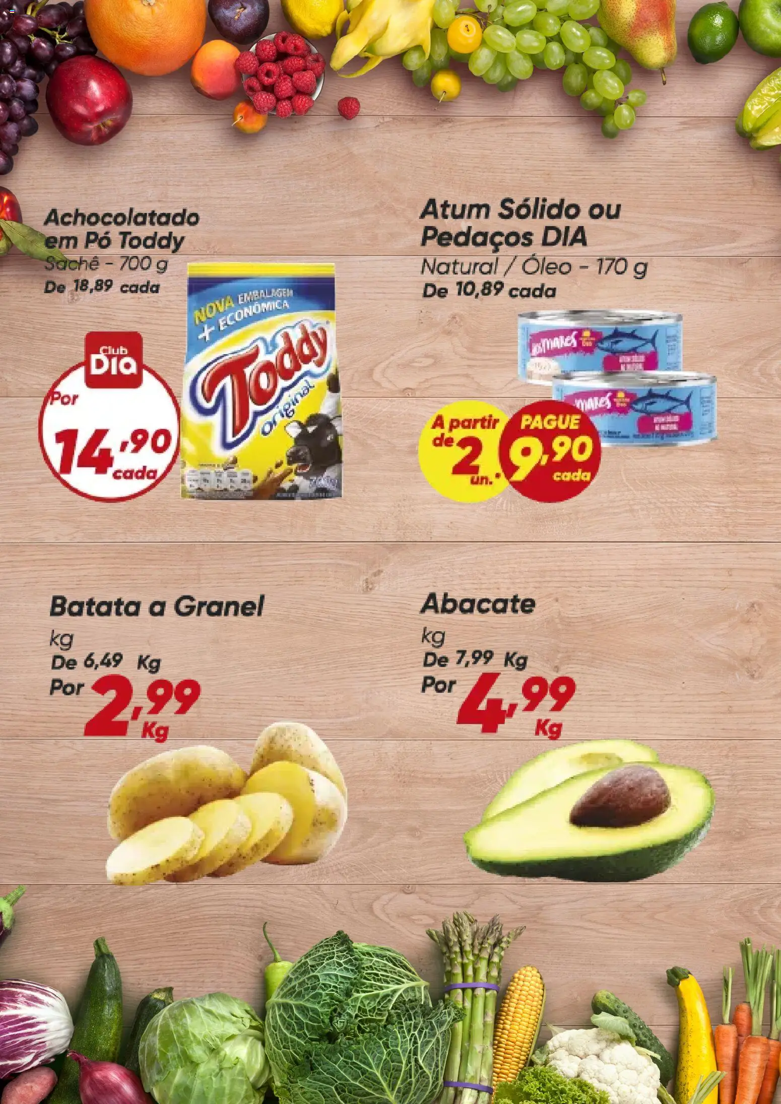 Dia Folheto - válido de 26.02.2026 | Página: 2 | Produtos: Pó, Óleo, Batata, Atum