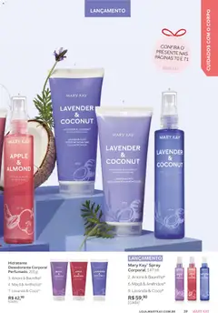 Mary Kay - Catálogo Novembro/Dezembro 2025 - Pré-Visualização do folheto da loja Mary Kay, válido de 01.11.2025 | Página: 39 | Produtos: Coco, Desodorante, Gel de limpeza, Body