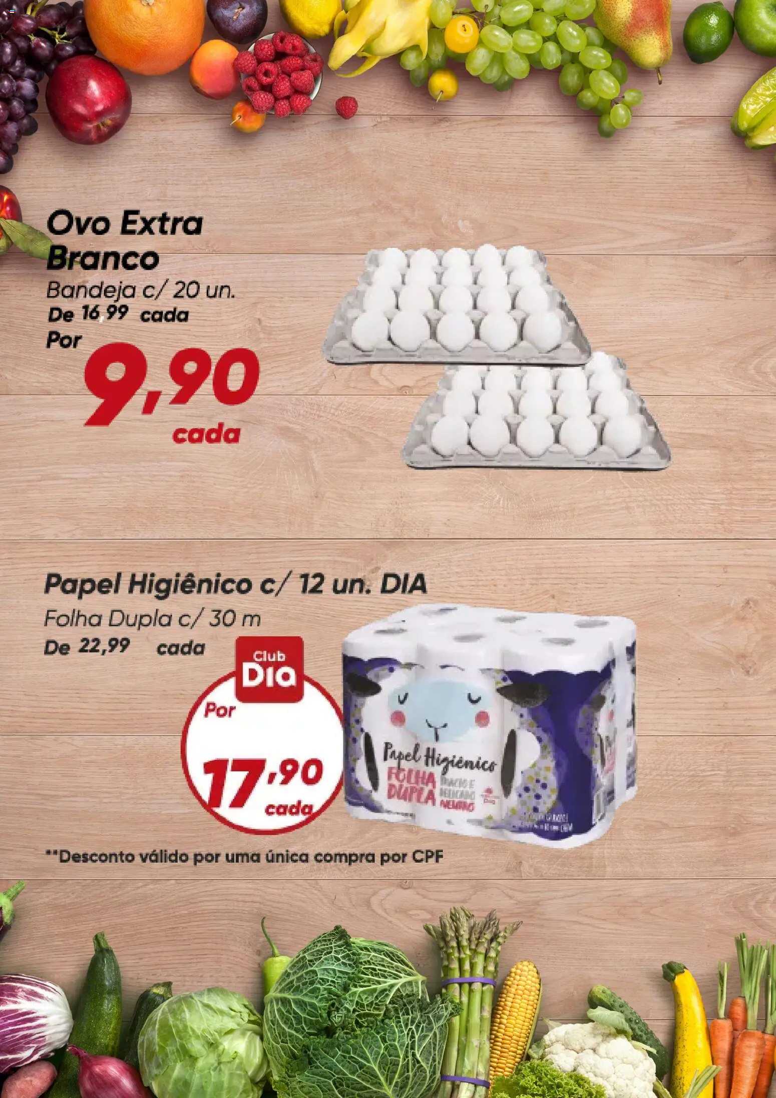 Dia Folheto - válido de 19.01.2026 | Página: 2 | Produtos: Bandeja, Papel higiênico