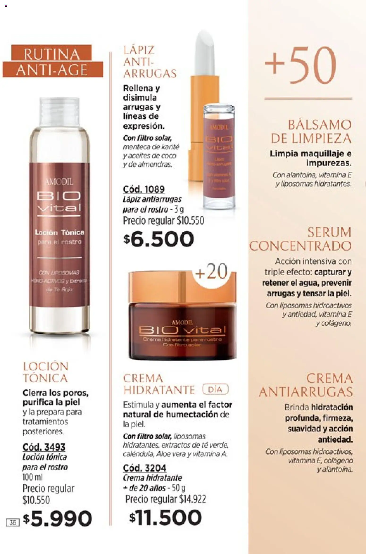 Catálogo Amodil Campaña 6 │ válido desde el 04.03.2026 | Página: 36 | Productos: Serum, Bálsamo, Manteca, Crema