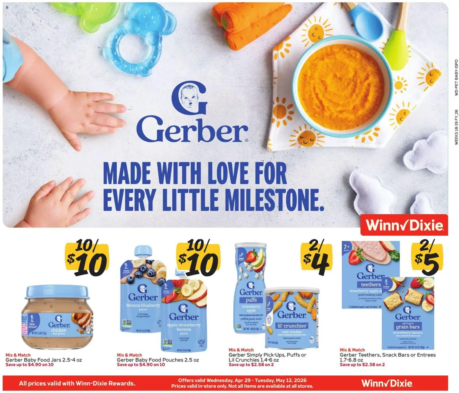 Winn Dixie Ad - valid from 29.04.2026 | Page: 6 | Products: Baby food