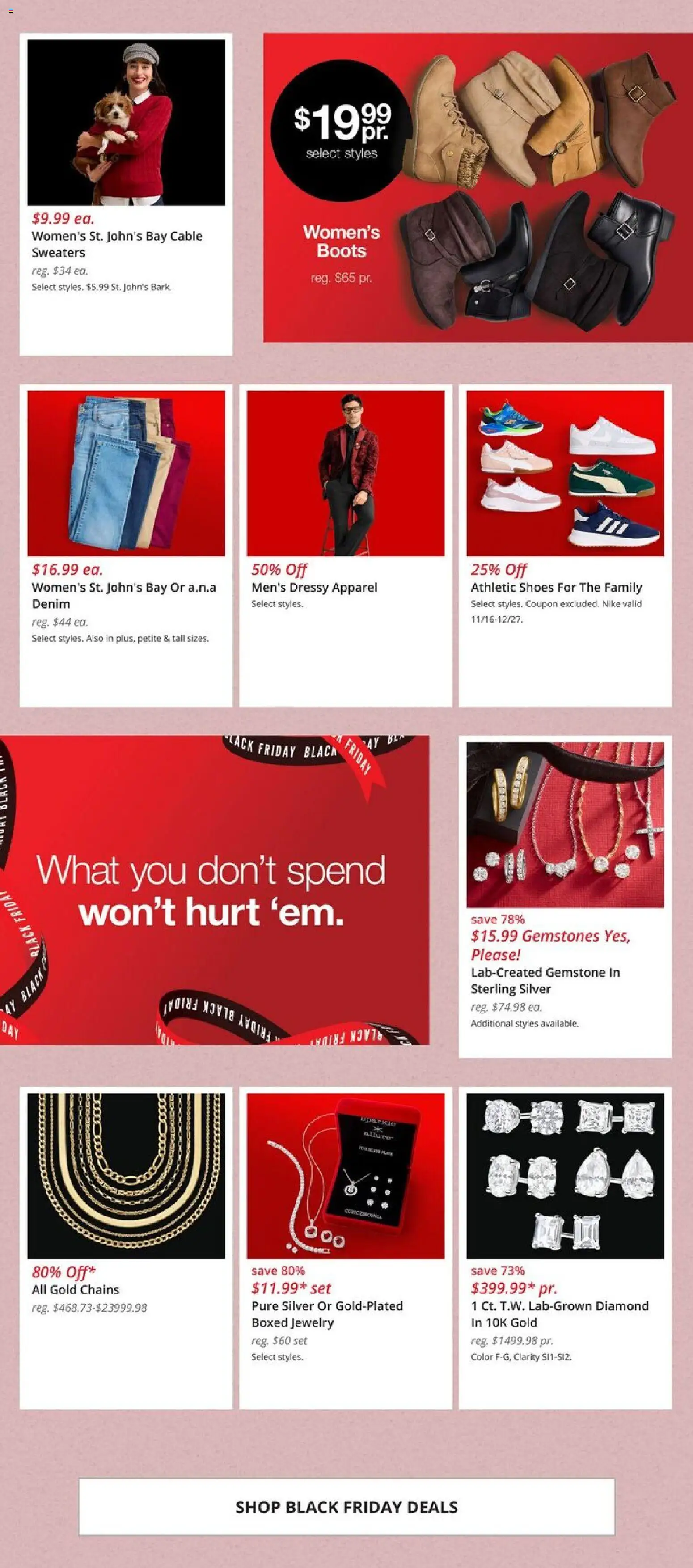 JCPenney Black Friday Deals - valid from 07.11.2025 | Page: 2 | Products: Boots, Cable