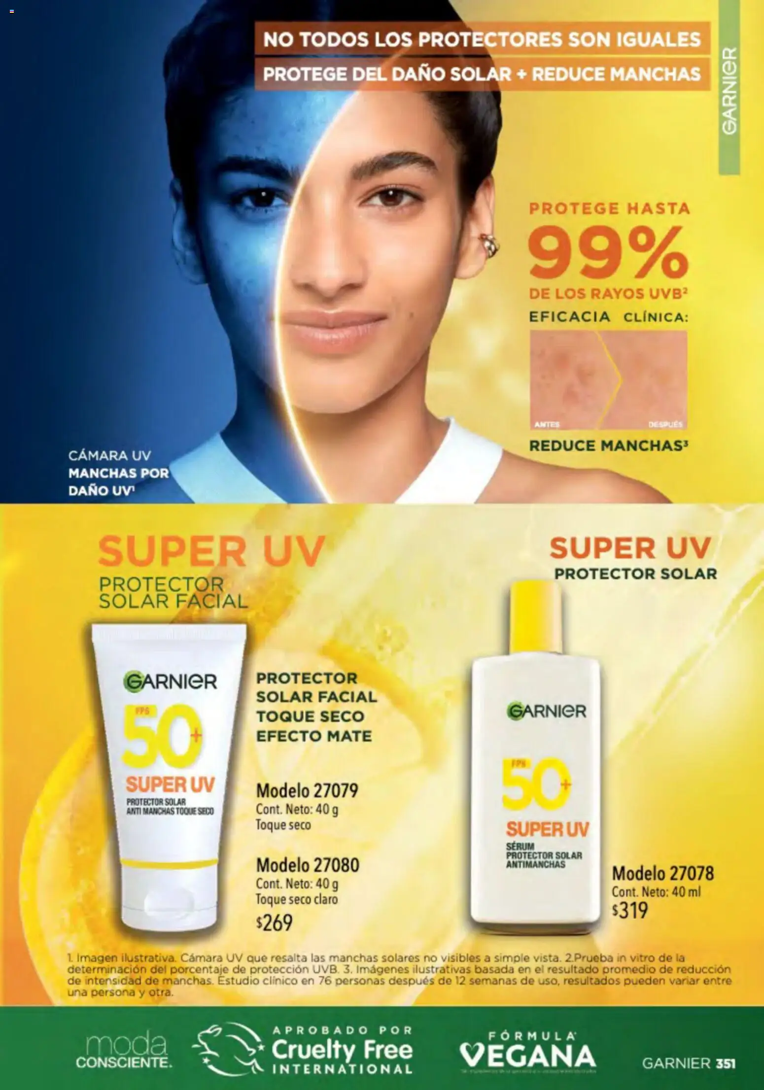 Nuevas ofertas de Ilusión válidas en toda la República Mexicana desde el 01.03.2026. ¡Encuentra las mejores ofertas en Ilusión catálogo Primavera! | Página: 353 | Productos: Serum, Cámara, Mate, Protector solar