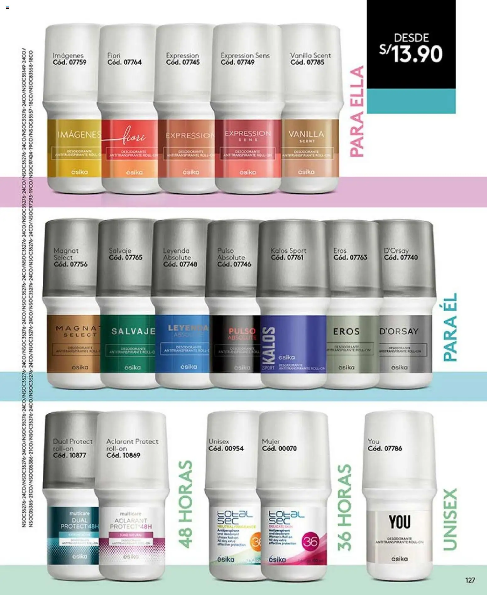 Catálogo Ésika válido desde 04.04.2026 | Página: 139 | Productos: Desodorante, Antitranspirante