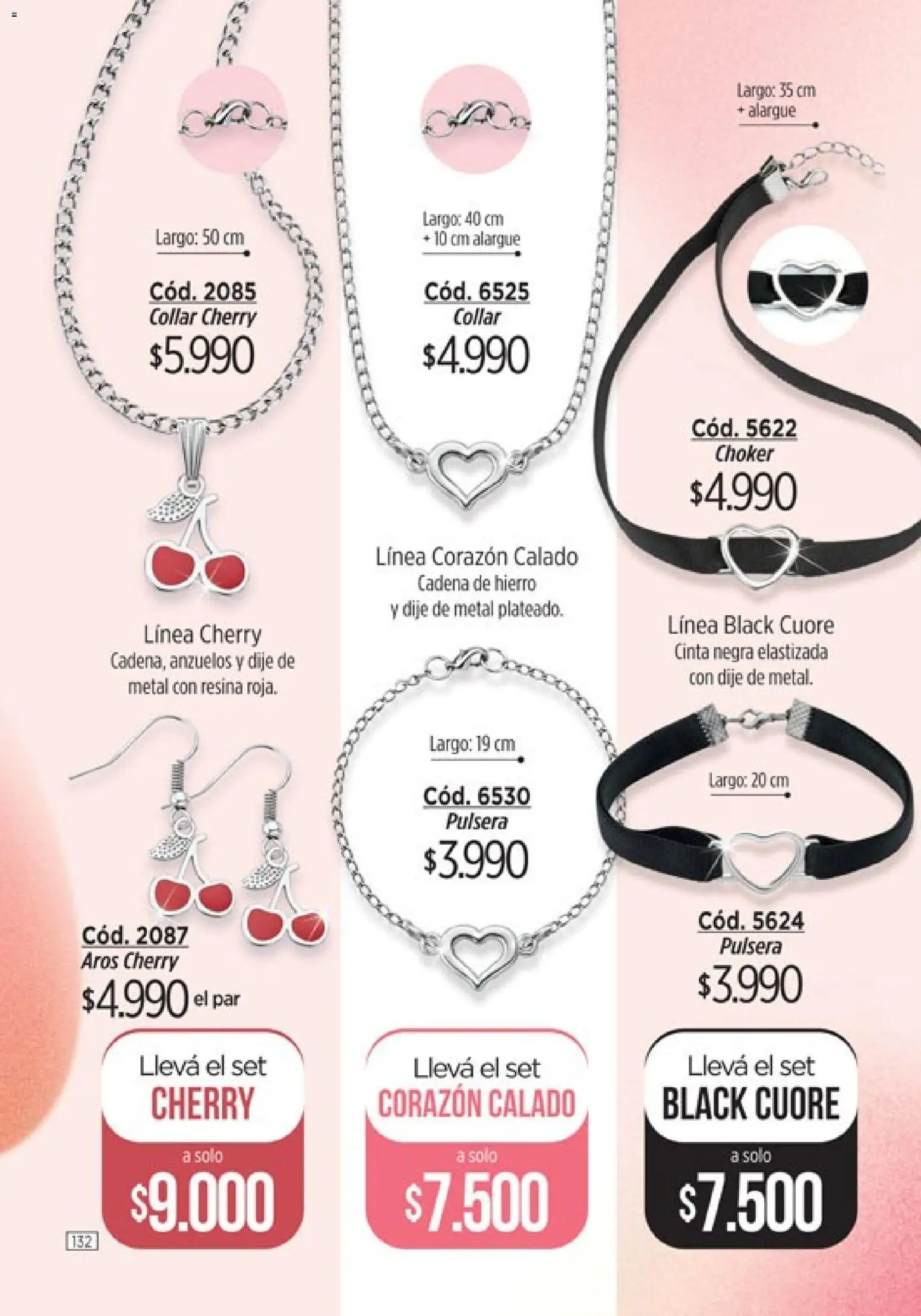 Catálogo Amodil Campaña 6 │ válido desde el 04.03.2026 | Página: 132 | Productos: Pulsera, Cinta, Aros, Alargue