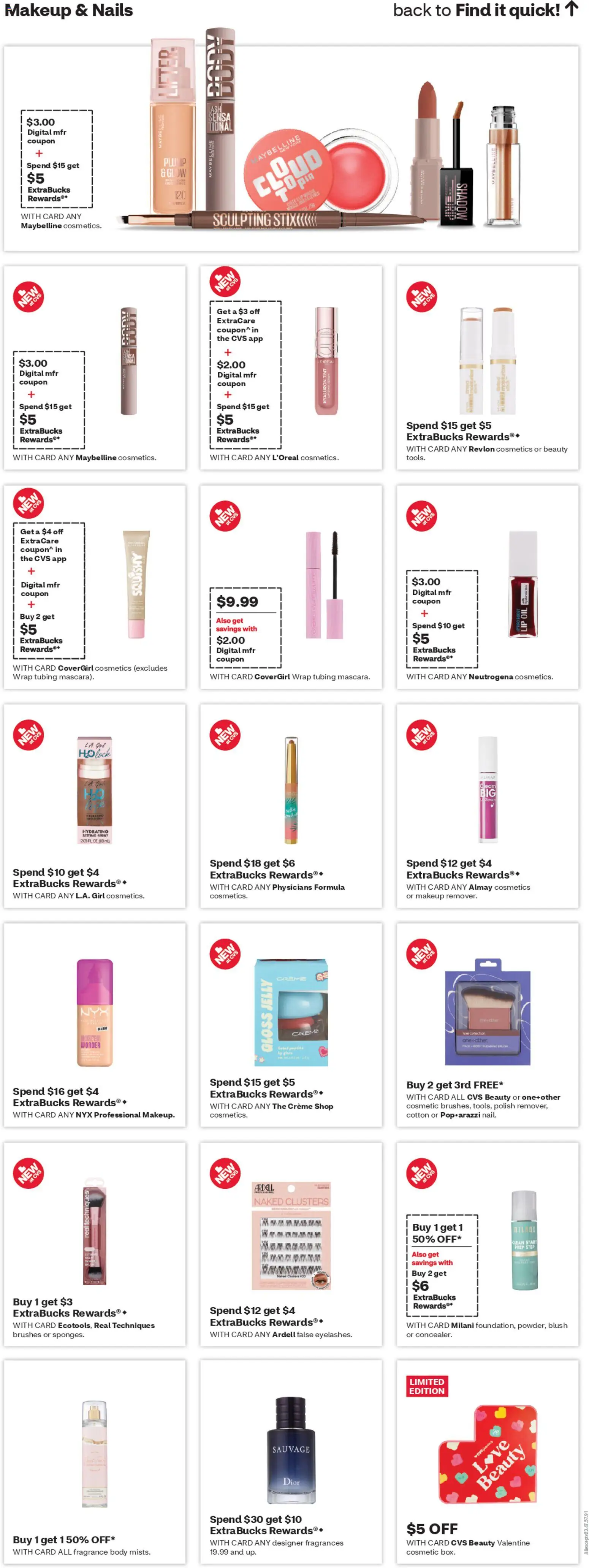 CVS Pharmacy Weekly Ad - WV - valid from 01.02.2026 | Page: 10 | Products: Brushes, Fragrance, Blush, Oil