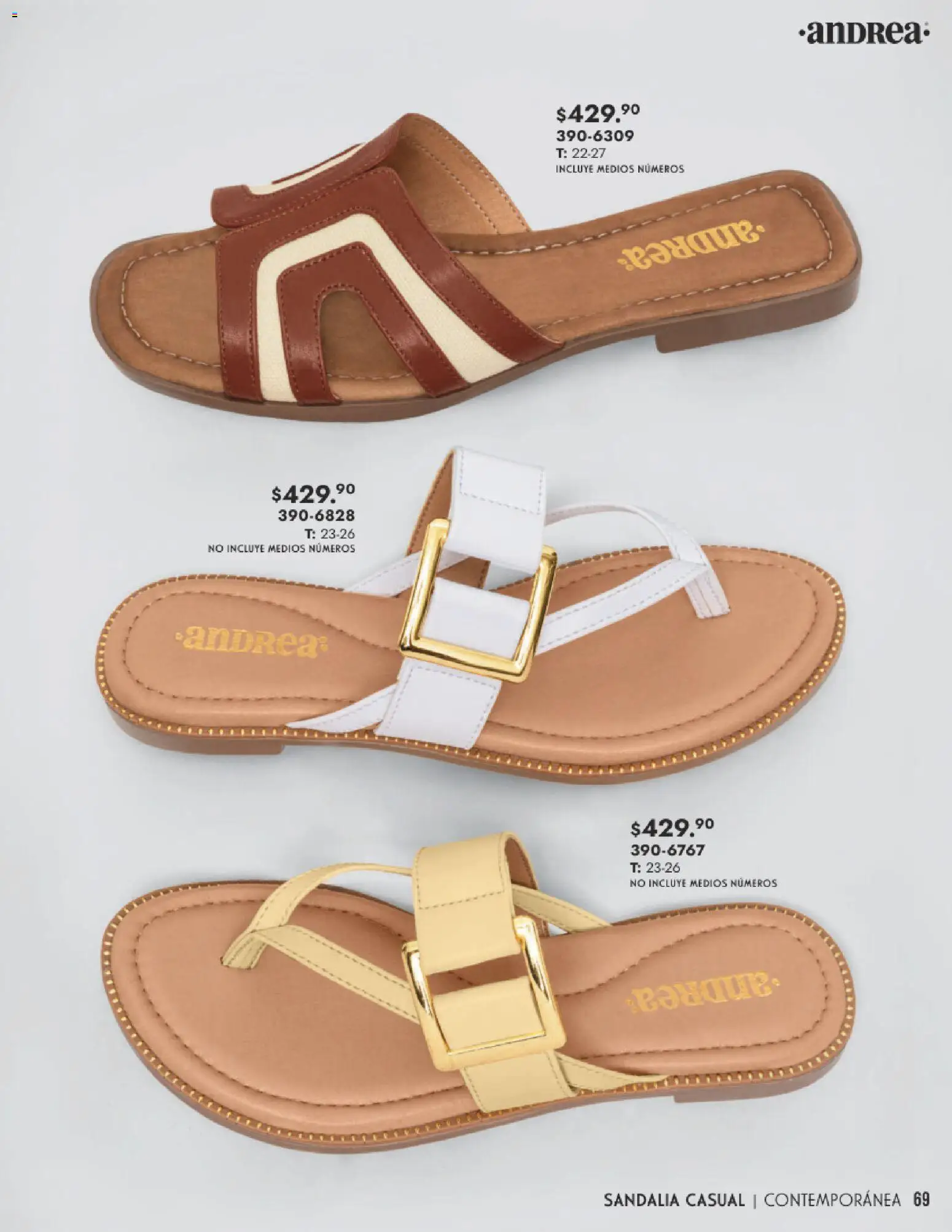 Nuevas ofertas de Andrea válidas en toda la República Mexicana desde el 25.01.2026. ¡Encuentra las mejores ofertas en Andrea catálogo Calzado Dama! | Página: 69