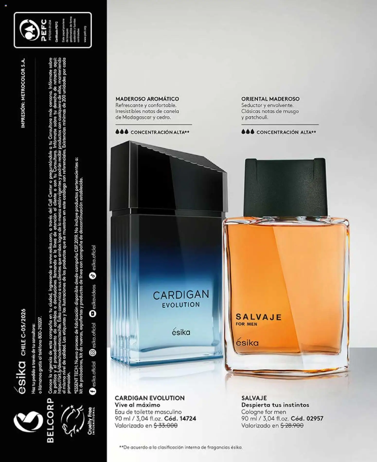 Catálogo Ésika Campaña 5 │ válido desde el 01.03.2026 | Página: 142 | Productos: Cardigan, Sobre, Campana, Teléfono