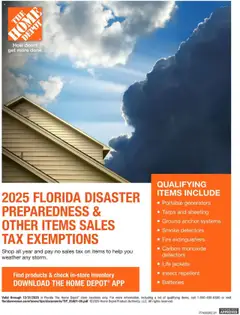 Preview of Home Depot weekly ads valid from 01.08.2025