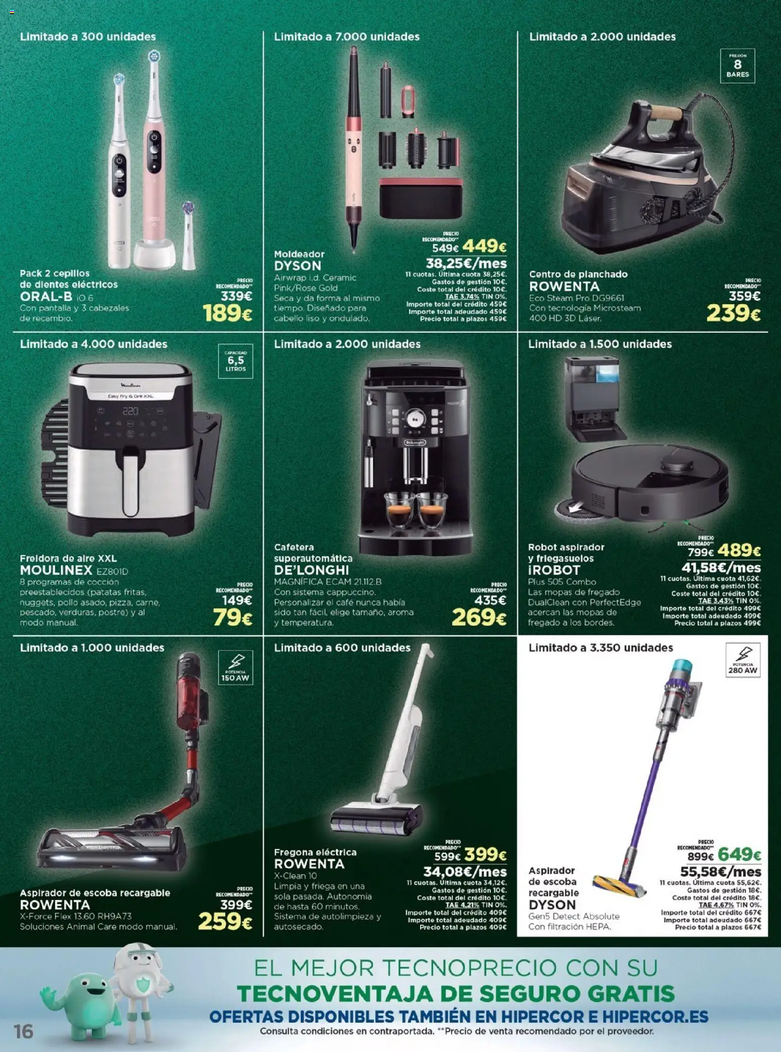 Nuevas ofertas de El Corte Inglés válidas en toda la República Mexicana desde el 24.11.2025. ¡Encuentra las mejores ofertas en El Corte Inglés Black Friday! | Página: 16 | Productos: Café, Escoba, Cafetera, Freidora