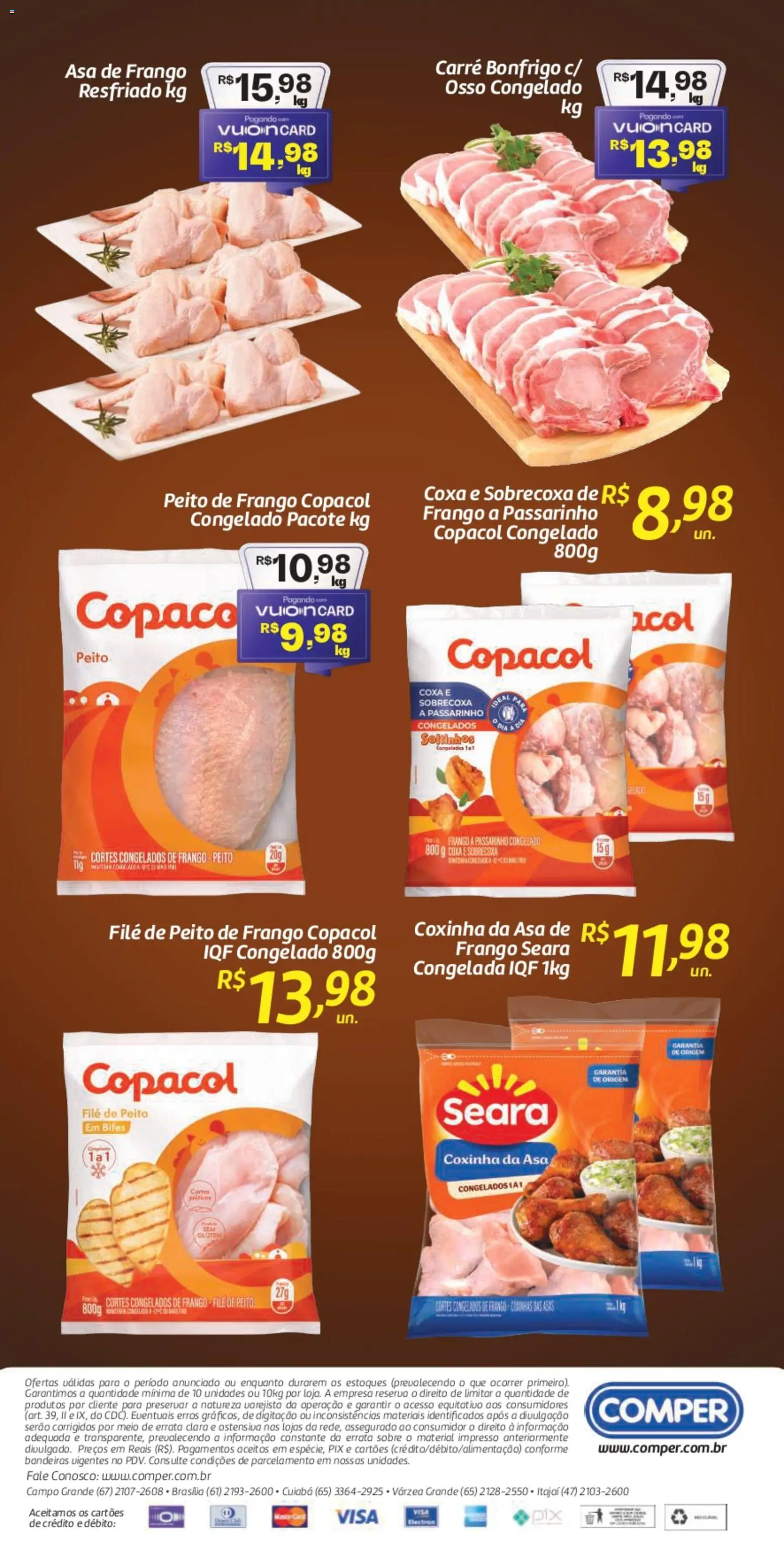 Comper Folheto - válido de 28.04.2026 | Página: 2 | Produtos: Asa de frango, Frango, Peito de frango