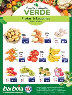 Barbosa Supermercados - Ofertas Quarta e Quinta Verde - Pré-Visualização do folheto da loja Barbosa Supermercados, válido de 18.02.2026