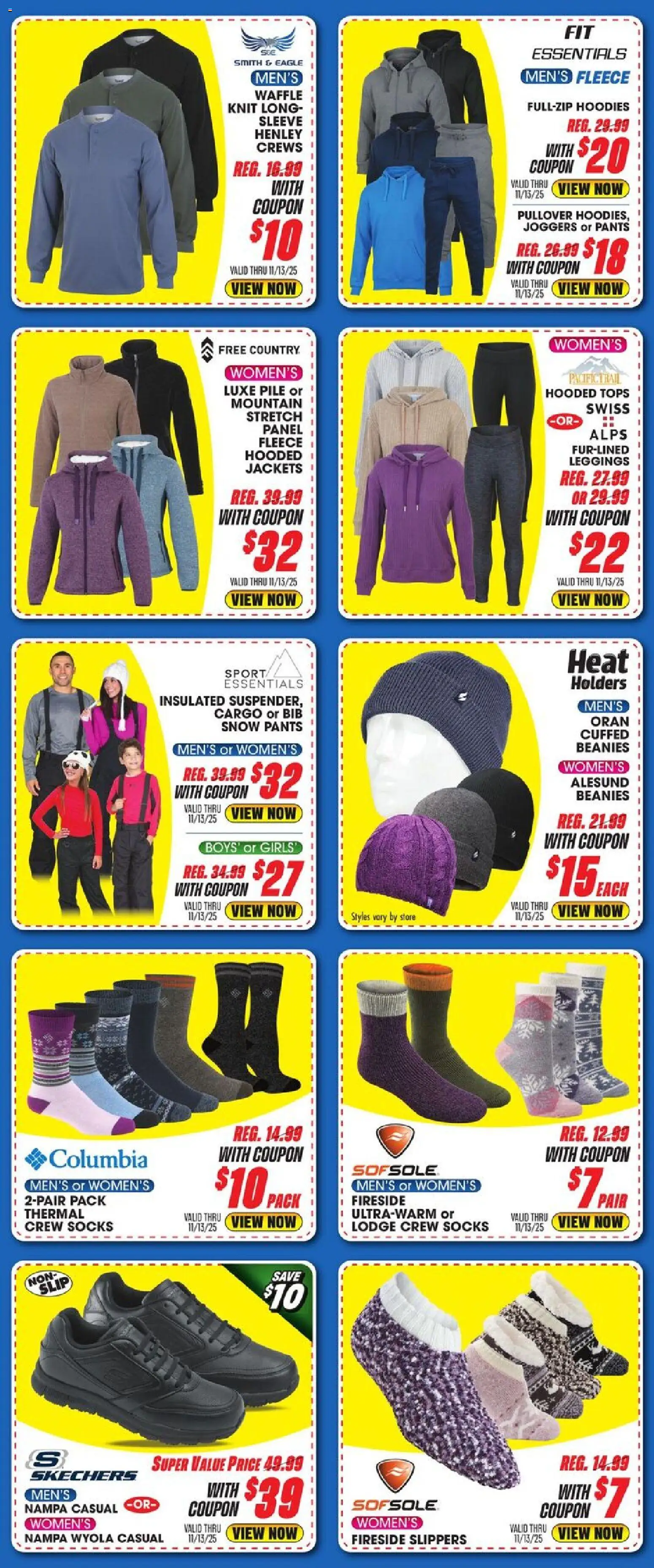Big 5 Sporting Goods Weekly Ad - valid from 07.11.2025 | Page: 2 | Products: Pants, Socks, Leggings, Slippers