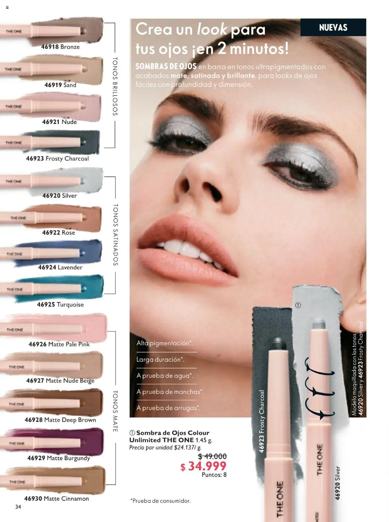 Oriflame revista - valida desde el 12.07.2025 | Página: 34 | Productos: Agua, Sombra