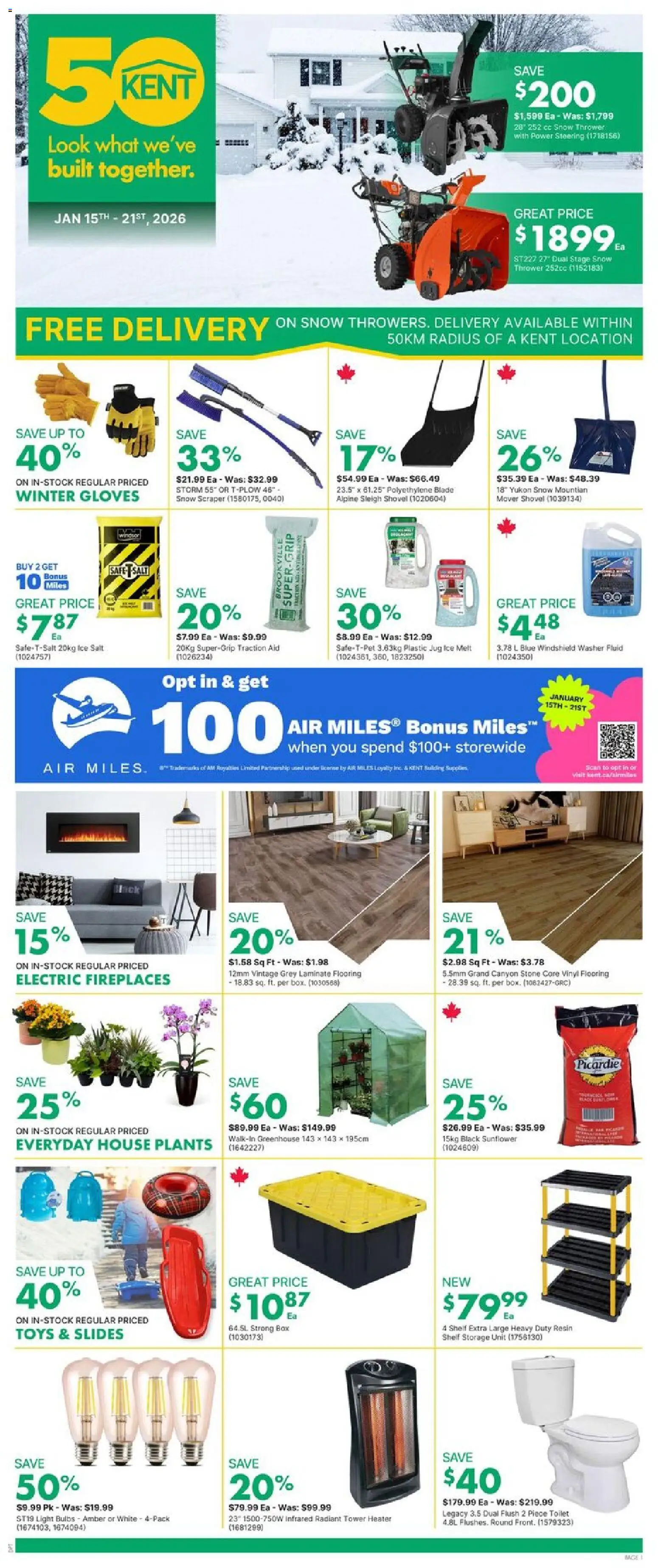 Kent flyer valid from 15.01.2026 | Page: 1 | Products: Gloves, Shelf, Box