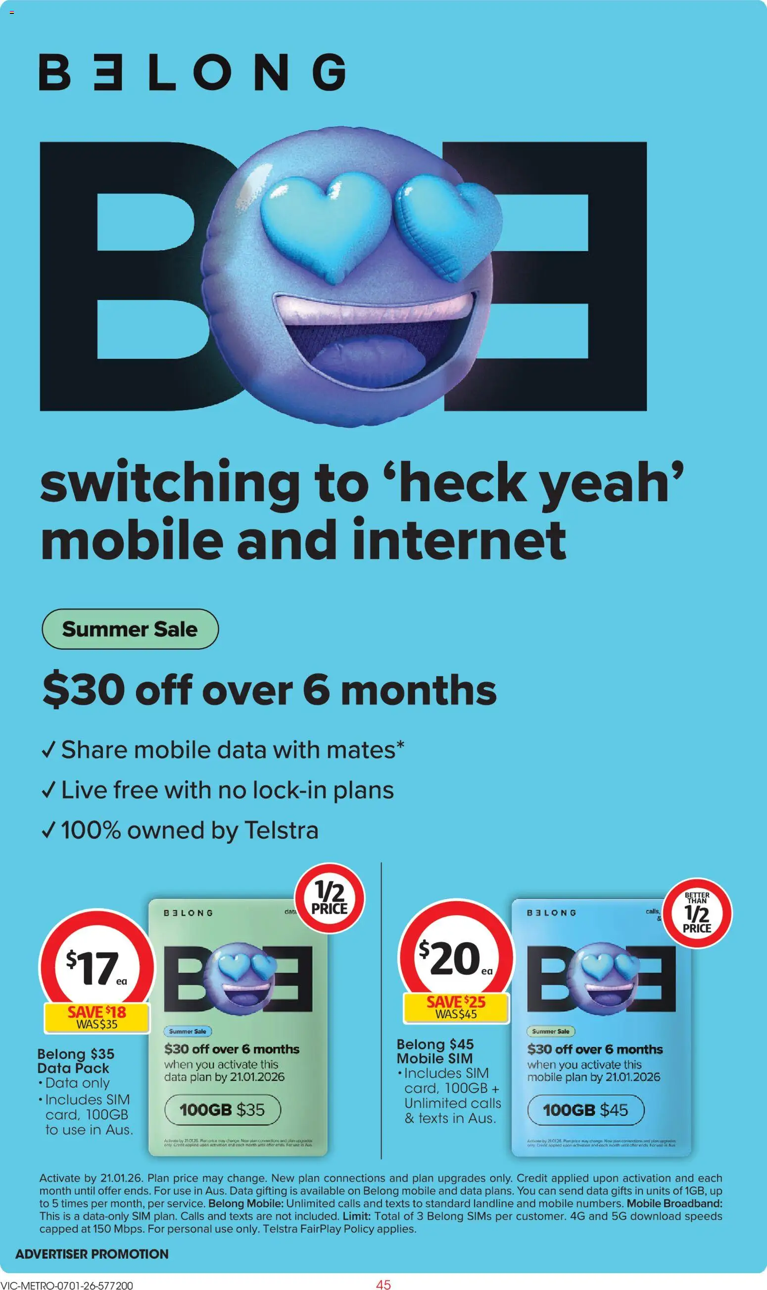 Coles catalogue - valid from 07.01.2026 | Page: 45 | Products: Wallet, Date, Device, Camera