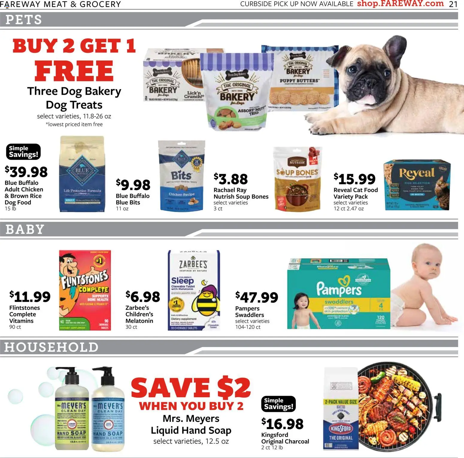 Fareway Weekly Ad - valid from 02.03.2026 | Page: 21 | Products: Bakery, Dog Food, Cat Food, Soap