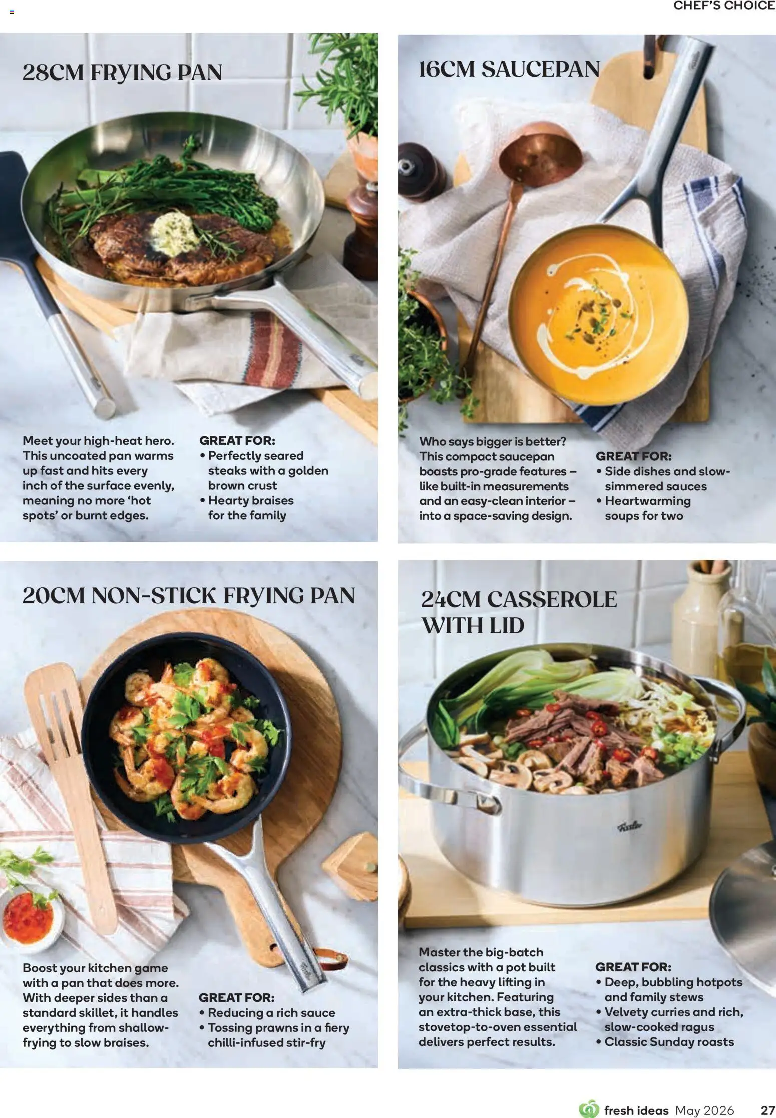 Woolworths catalogue - valid from 01.05.2026 | Page: 27 | Products: Pot, Prawns, Sauce, Game