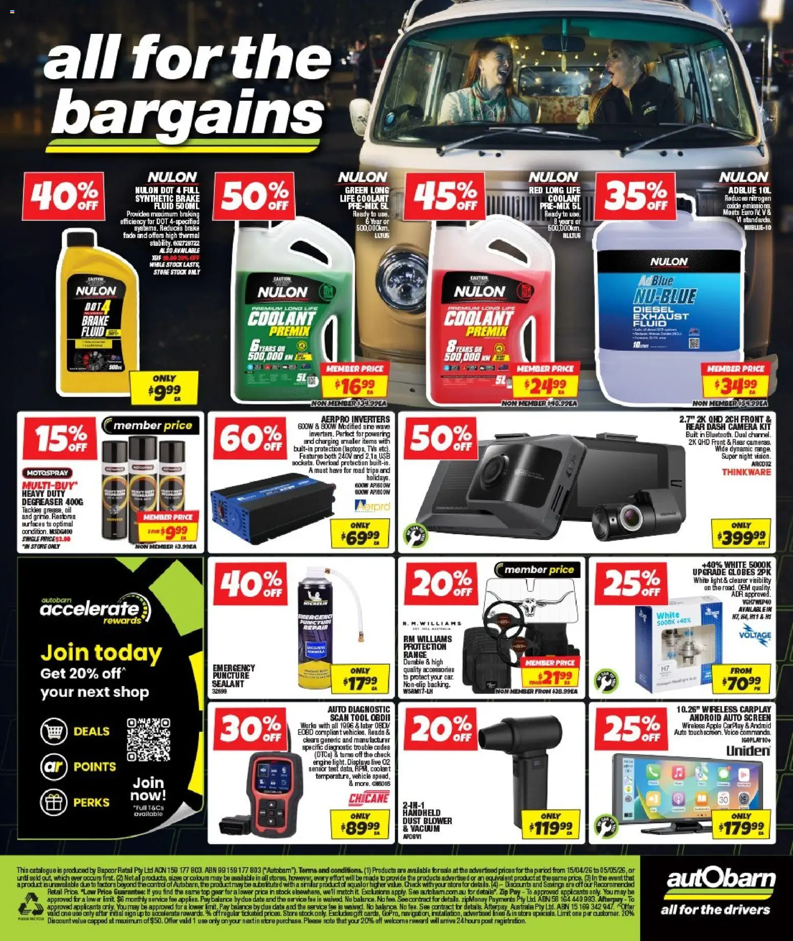 Autobarn catalogue - valid from 15.04.2026 | Page: 16 | Products: Oil, Accessories, Date, Usb