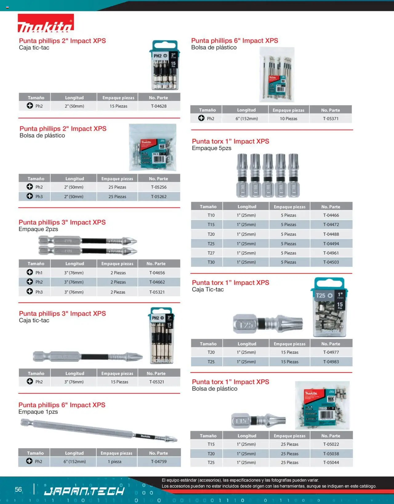 Nuevas ofertas de Makita válidas en toda la República Mexicana desde el 07.10.2024. ¡Encuentra las mejores ofertas en Makita catálogo Líneas de Ensamble! | Página: 56 | Productos: Bolsa, Caja
