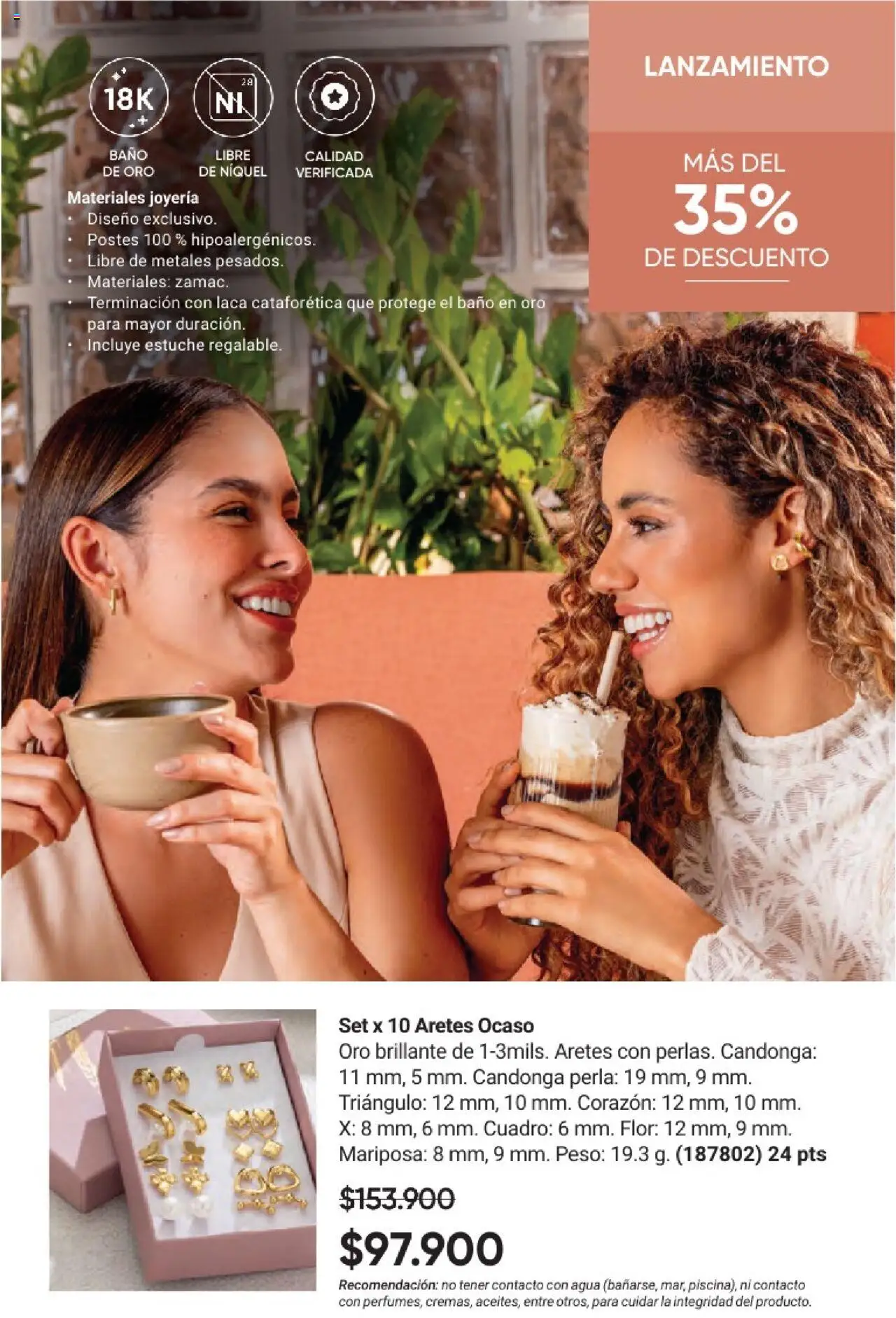 Avon revista - valida desde el 01.08.2025 | Página: 12 | Productos: Agua, Estuche, Peso, Baño