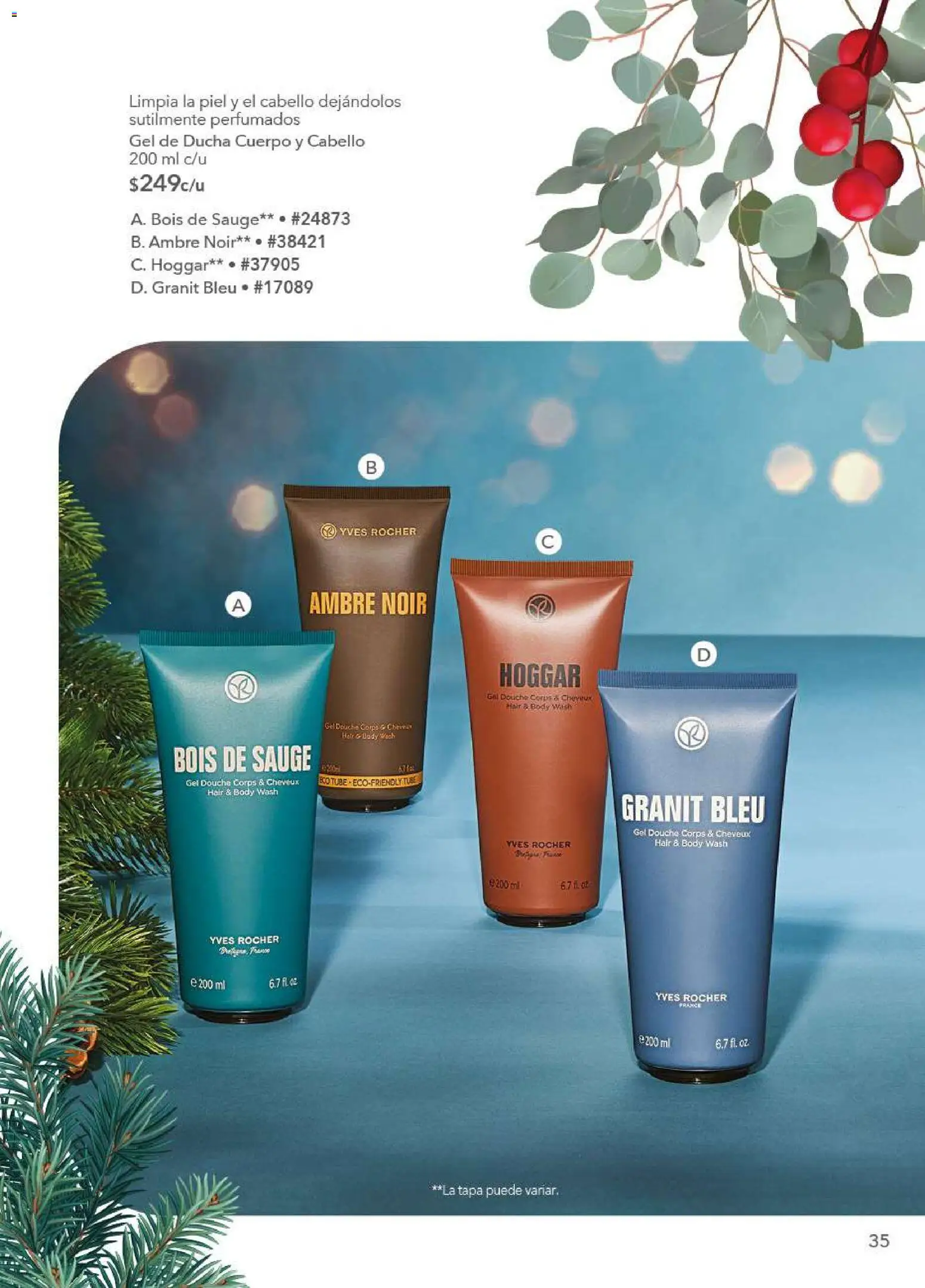 Nuevas ofertas de Yves Rocher válidas en toda la República Mexicana desde el 09.12.2025. ¡Encuentra las mejores ofertas en Yves Rocher campaña 17 2025! | Página: 35 | Productos: Body, Gel de ducha