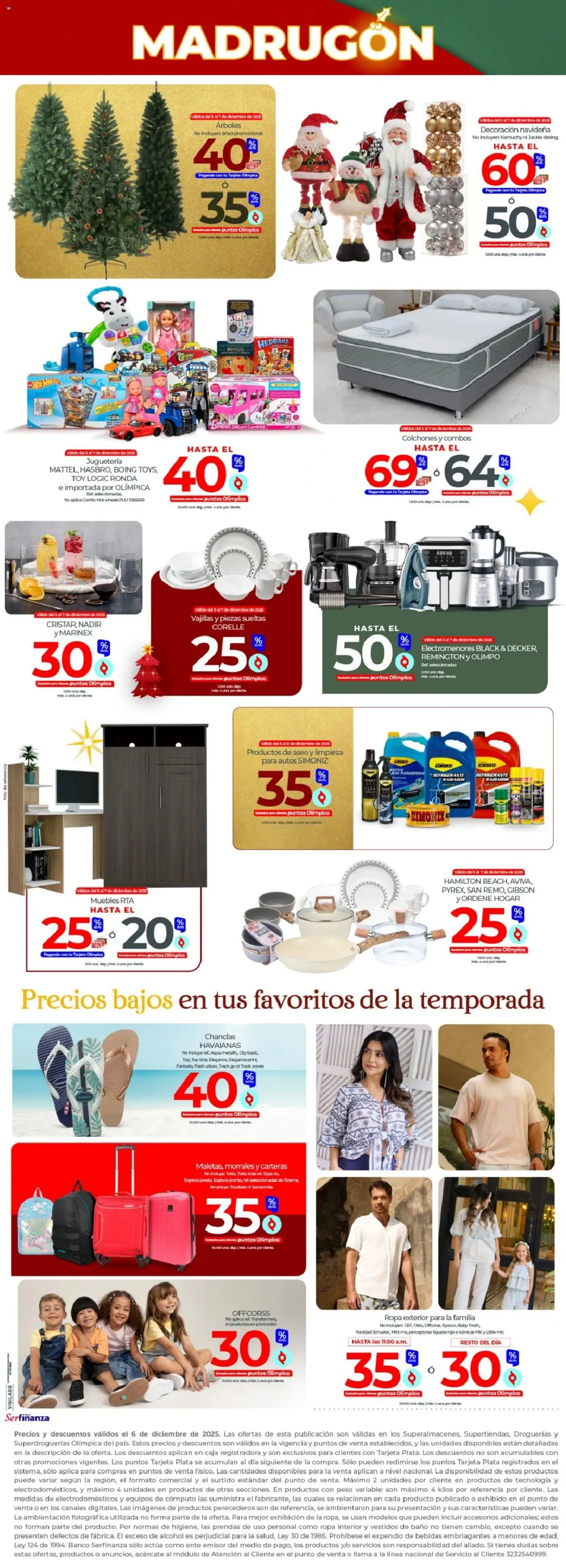 Olímpica revista - valida desde el 06.12.2025 | Página: 5 | Productos: Sobre, Cera, Caja, Baño