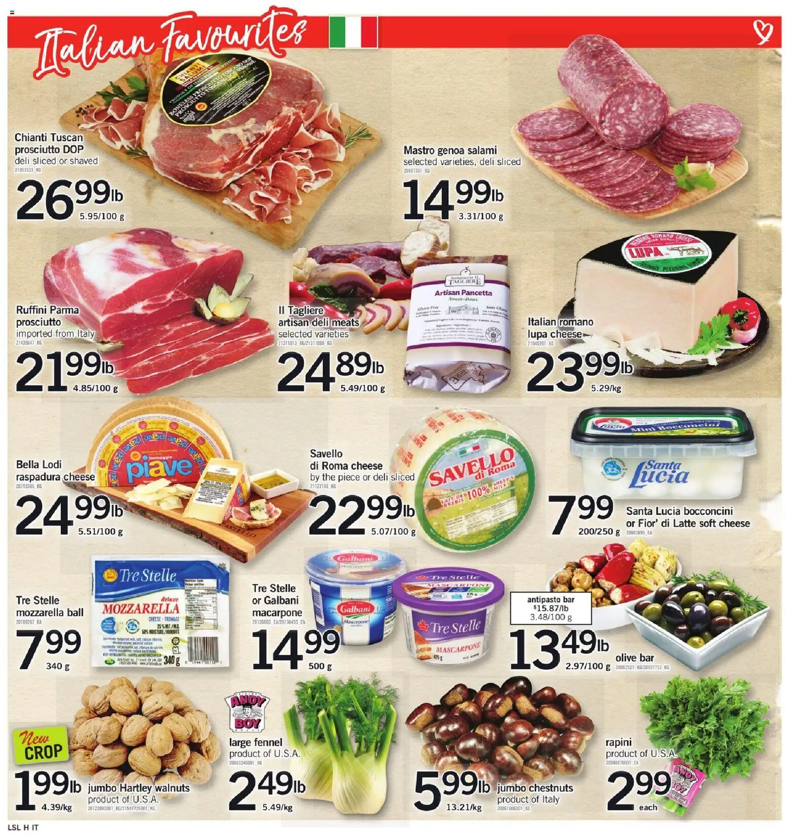 Loblaws flyer valid from 23.10.2025 | Page: 7 | Products: Cheese, Salami
