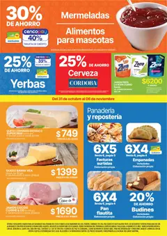 Vista previa Vea - Ofertas fin de semana | Córdoba válido desde el 31.10.2025 | Página: 2 | Productos: Panadería, Jamón cocido, Queso, Jamón