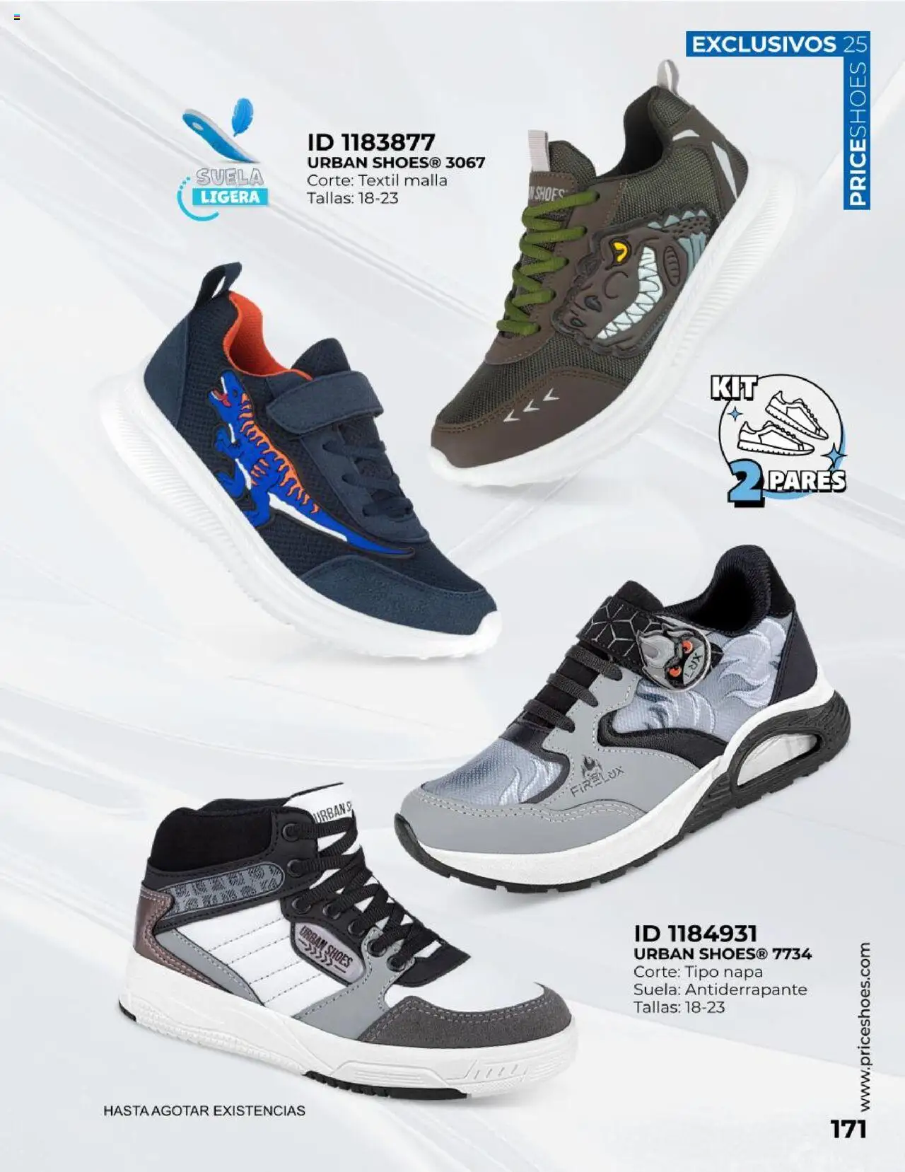 Nuevas ofertas de Price Shoes válidas en toda la República Mexicana desde el 19.10.2025. ¡Encuentra las mejores ofertas en Price Shoes catálogo Exclusivos 2025! | Página: 171