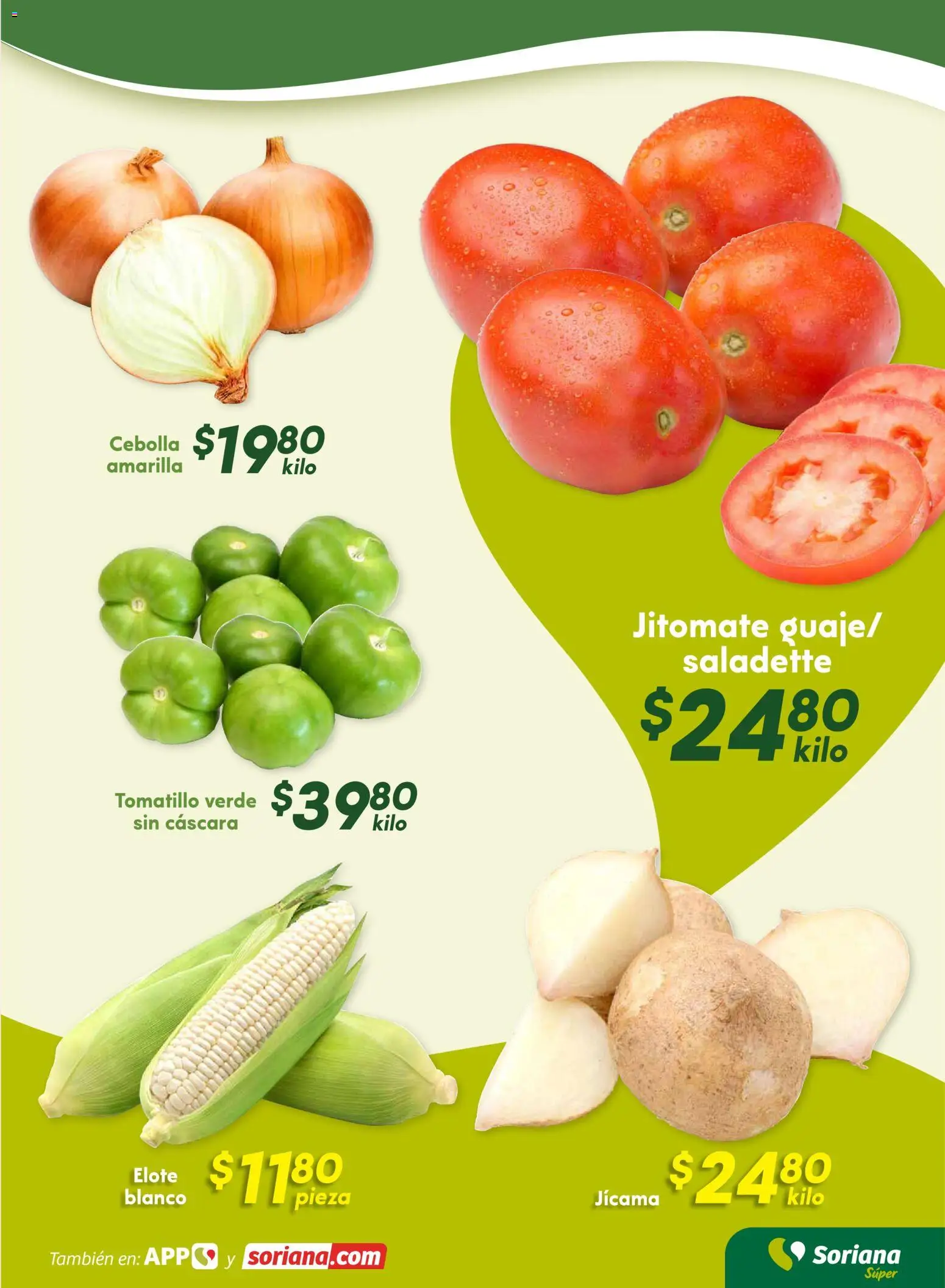 Nuevas ofertas de Soriana válidas en toda la República Mexicana desde el 13.11.2025. ¡Encuentra las mejores ofertas en Soriana - Ahorratón Súper: Ver, Tab, Chis, Camp, Yuc y Q. Roo! | Página: 7 | Productos: Cebolla
