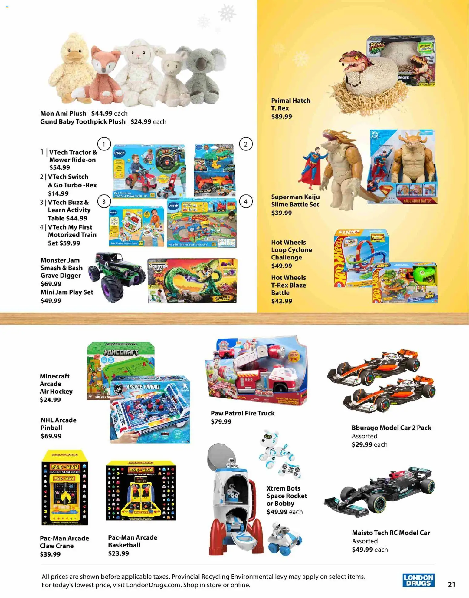 London Drugs flyer valid from 12.11.2025 | Page: 21 | Products: Mower, Table