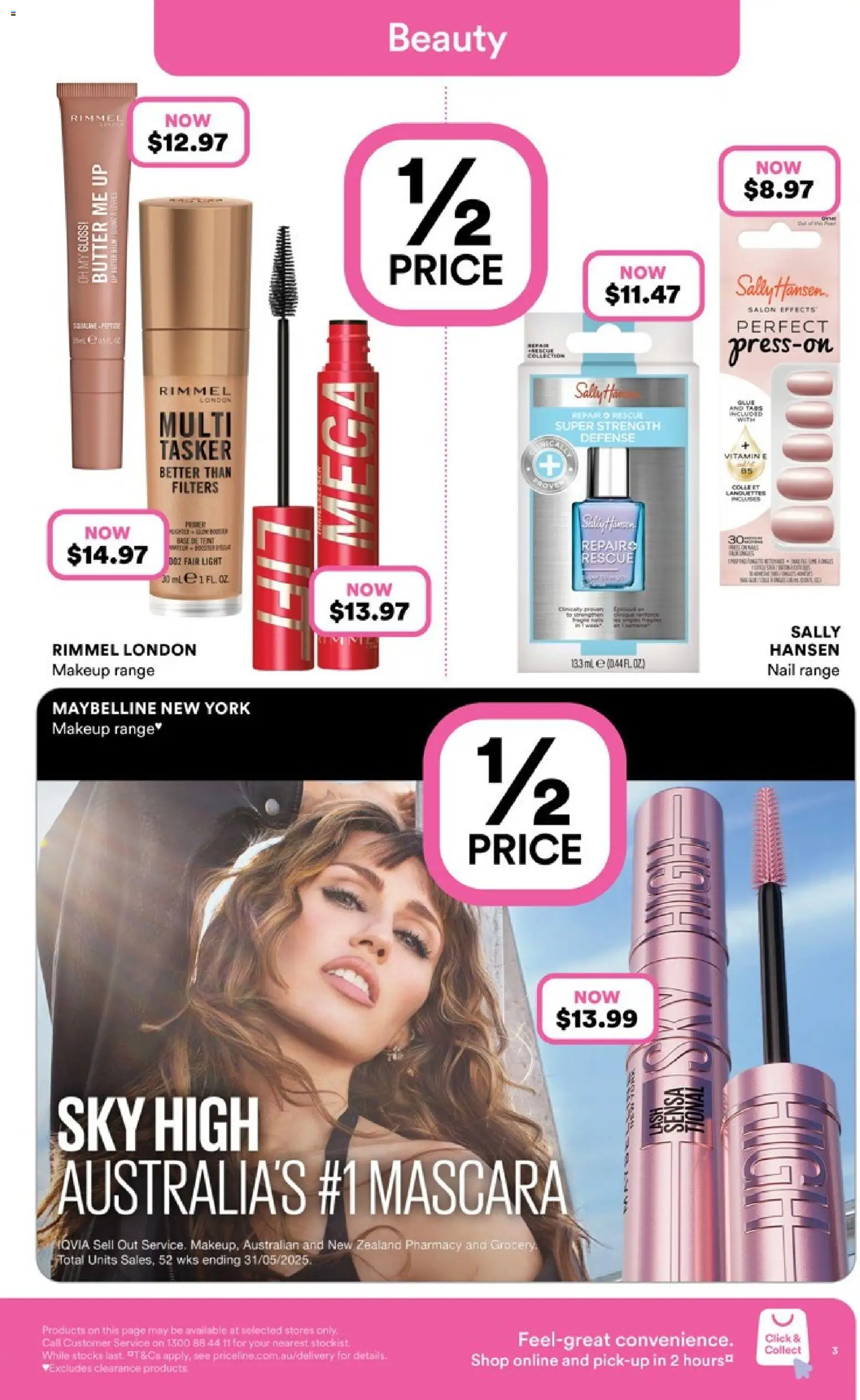 Priceline Pharmacy catalogue - valid from 05.02.2026 | Page: 3 | Products: Light, Mascara, Makeup, Vitamin