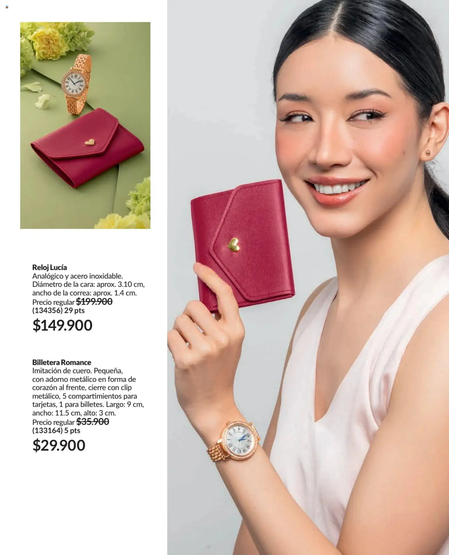 Avon revista - valida desde el 01.04.2026 | Página: 108 | Productos: Billetera, Reloj