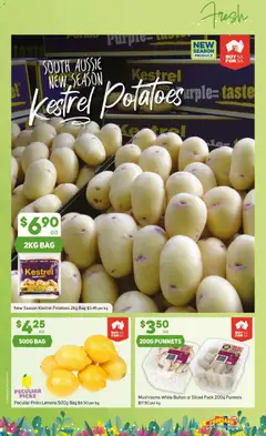 Preview of Foodland  Catalogue  - valid from 10.12.2025 | Page: 7 | Products: Mushrooms, Potatoes, Bag