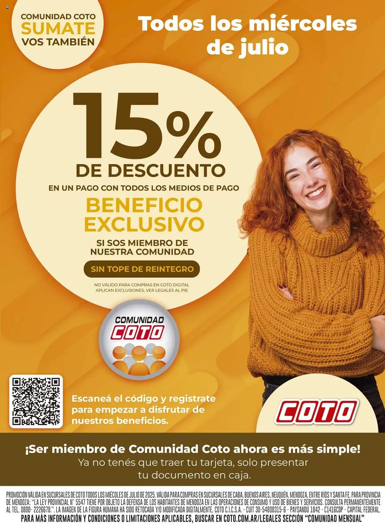 Coto 15% de descuento │ válido desde el 23.07.2025 | Página: 1