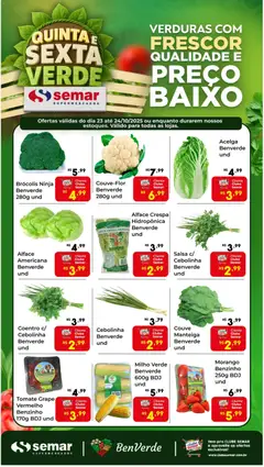 Semar Supermercado - Ofertas BenVerde - Pré-Visualização do folheto da loja Semar Supermercado, válido de 23.10.2025